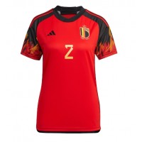 Belgia Toby Alderweireld #2 Fotballklær Hjemmedrakt Dame VM 2022 Kortermet